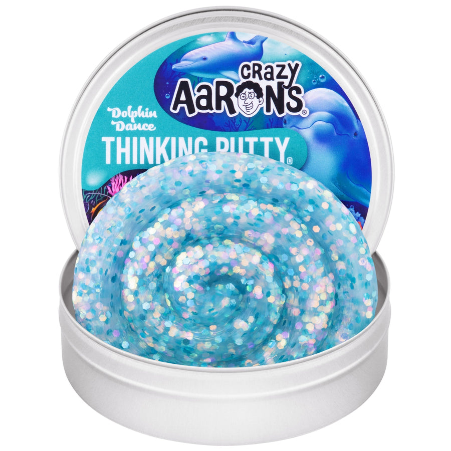 Dolphin Dance - 3.5" Thinking Putty Tin B8